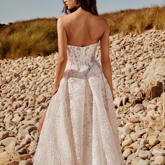 knee length dresses for ladies Alla Dress - Butter Cream, AU/UK 14 main image 0